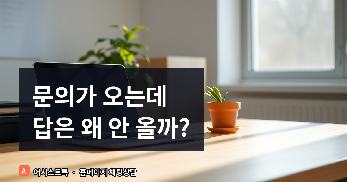 홈페이지 버튼식 챗봇으로 상담 전환율 높이는 설정법