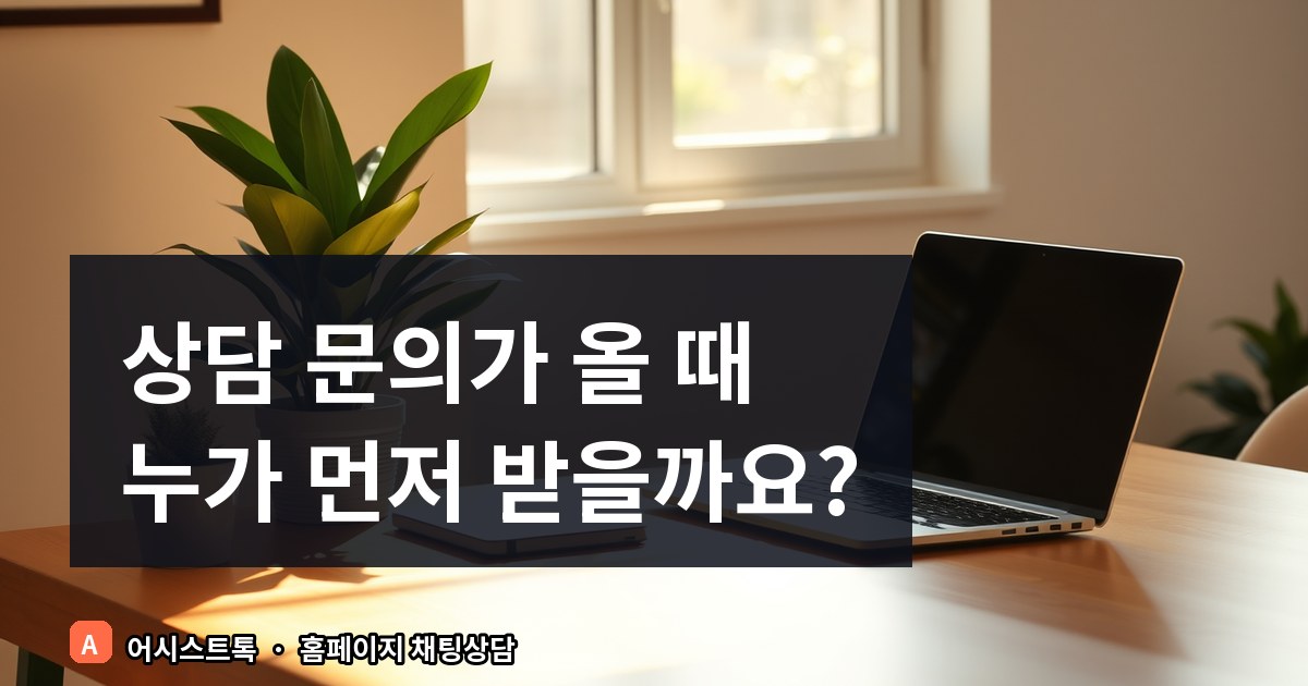 홈페이지 상담 문의를 텔레그램과 알림톡으로 바로 받는 설정