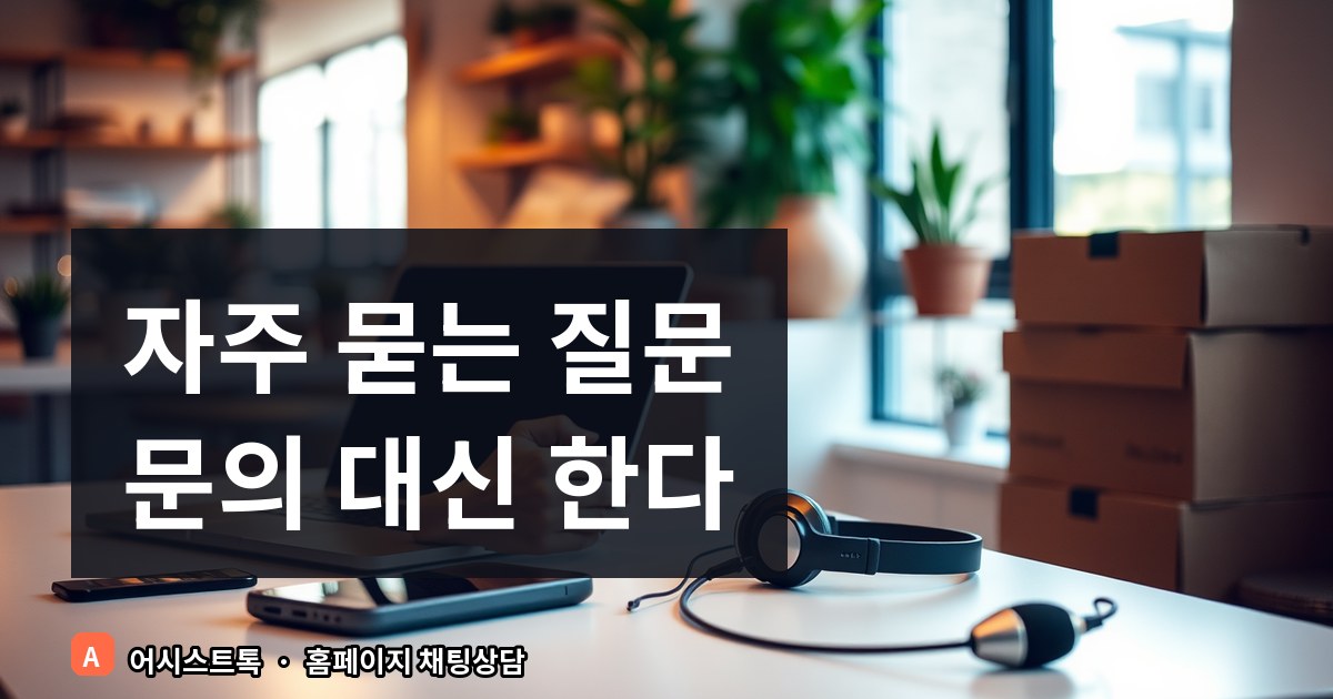 홈페이지 FAQ가 상담 전환을 방해하는 이유와 시나리오
