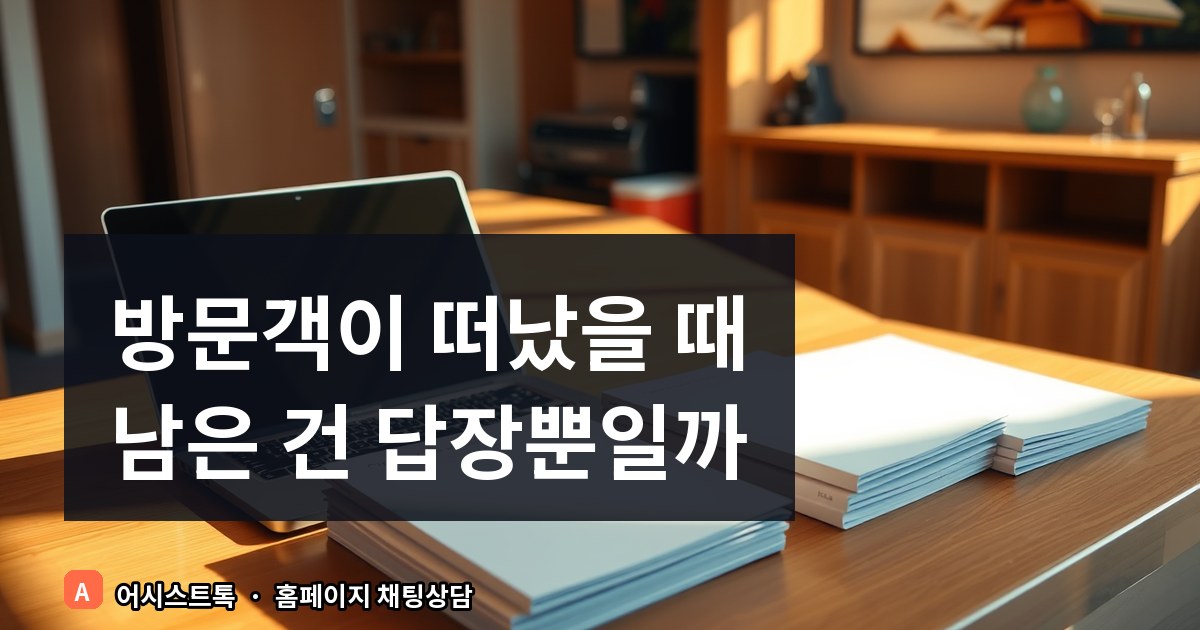 숙박 예약 문의, 채팅과 버튼식 챗봇으로 손실 없이 받는다
