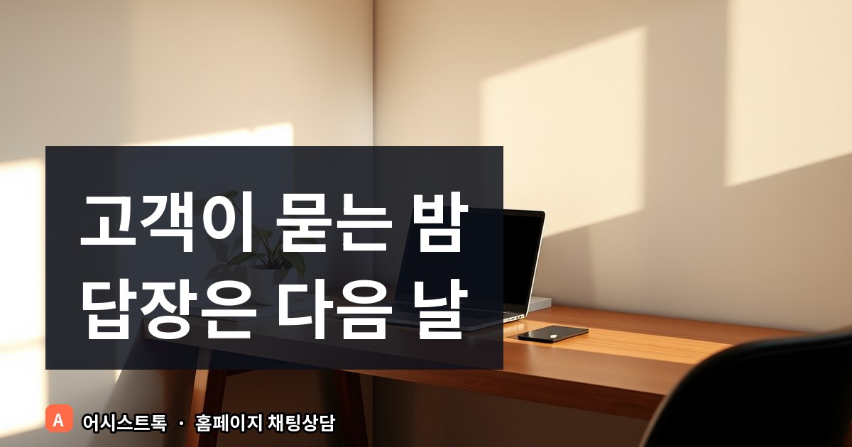 인테리어 견적 상담, 홈페이지 문의를 놓치지 않는 설정법